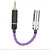 OKCSC HiFi Audio Cable 3.5mm 2.5mm 4.4mm Balanced Female Mum Adapter Cable to Male Output Dad for SONY Earphone Amplifier MP3 - Цвет: 4.4 female-2.5 male