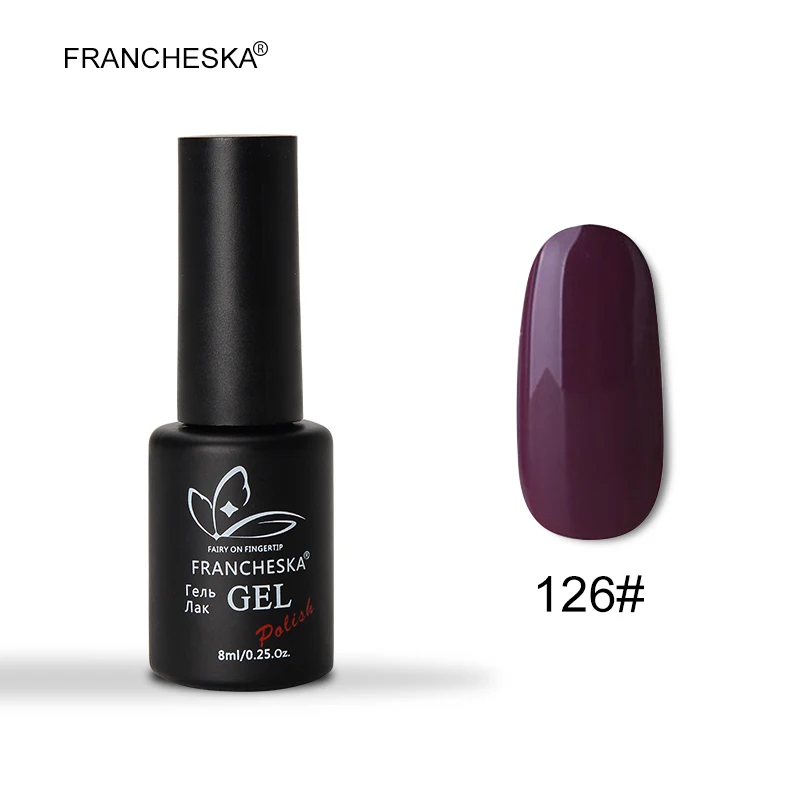uv gel -126 Коди Гель лак для ногтей Коди каучуковая база УФ смолы комплект Unha de гель GelPolish черный белый резиновая основа Топ пальто ногти 42 цвета маникюра гель-лаки kodi лаки для ногтей распродажа - Цвет: uv gel -126
