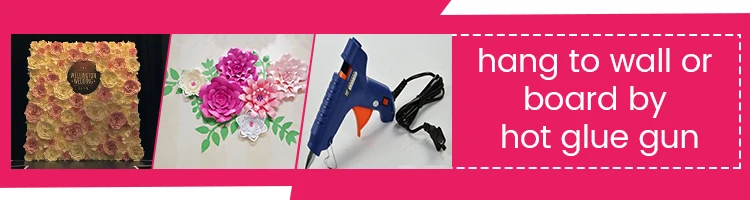Черное золото роза DIY Бумажные Цветы Листья Набор для детской стены деко для мальчиков комнаты гостиной украшения для детского душа видео обучающие материалы