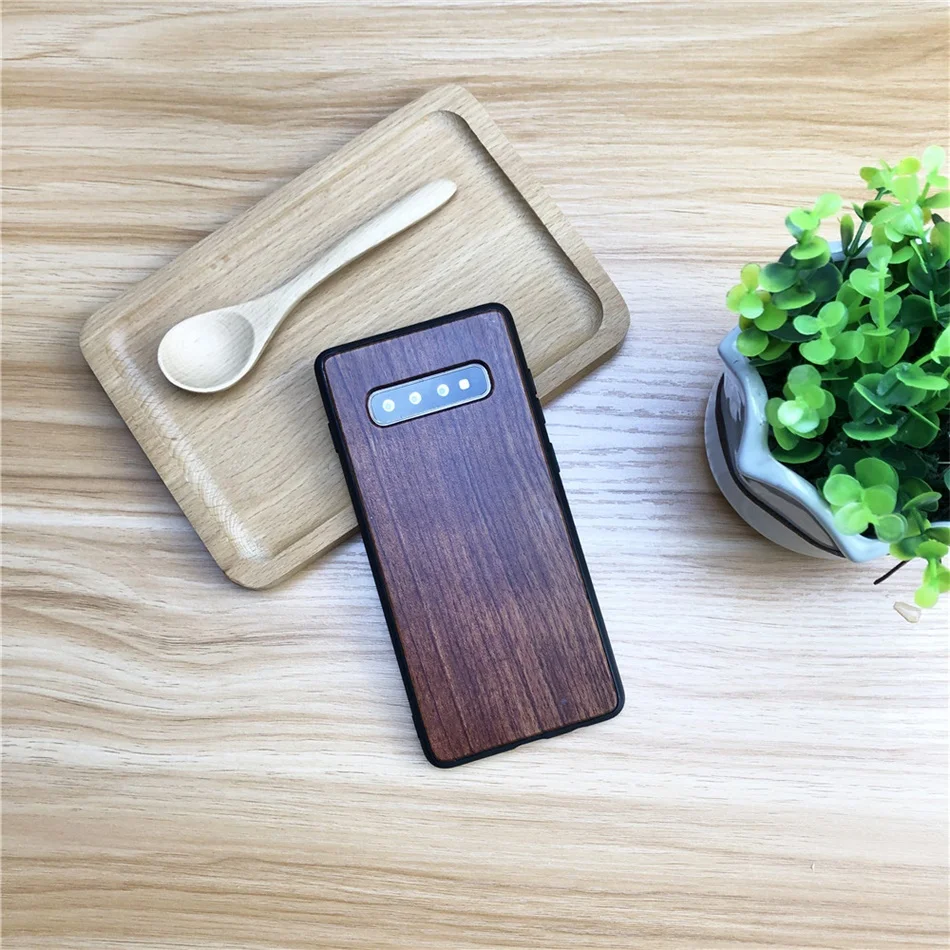 Чехол для телефона для samsung Galaxy Note 9, 8, 10 Plus, роскошный деревянный+ силиконовый чехол для samsung S10e, S10, S9, S8 Plus, S7 Edge, чехол