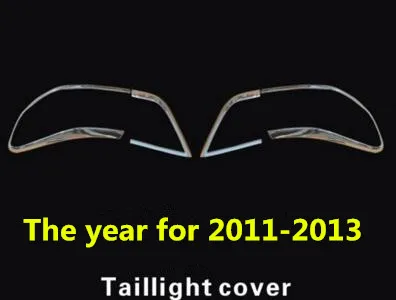 2011-2013 Для Toyota Corolla Altis 2008 2009 2010 2011 2012 2013 автомобильный корпус задний светильник рамка для лампы Стайлинг ABS Хромированная накладка - Цвет: 2011-2013