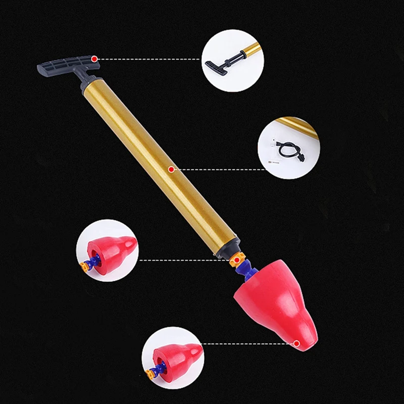 Высокое давление вантузы для унитаза засоренный Туалет Unclog Closestool Dredge ванная комната Домашний сад Ванна аксессуары продукты