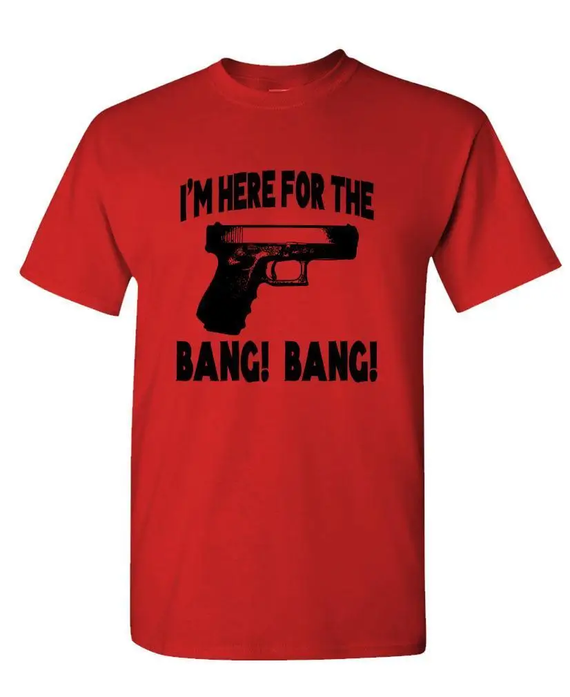 I'M HERE-Right-хлопковая футболка унисекс | Мужская одежда