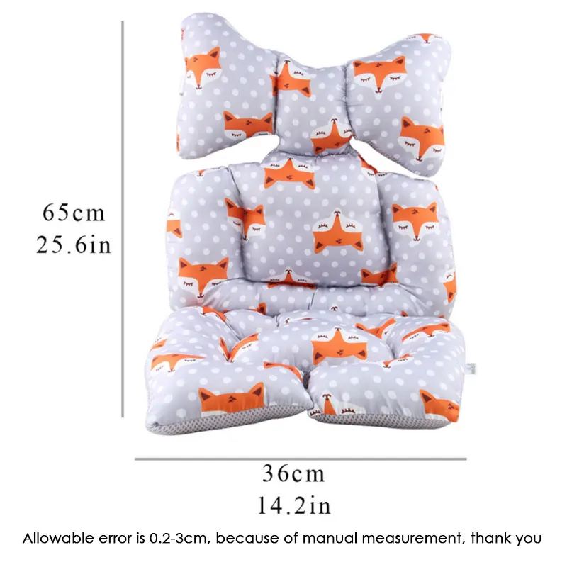 Коврик для детского сиденья на коляску хлопковая мягкая подстилка утолщенное