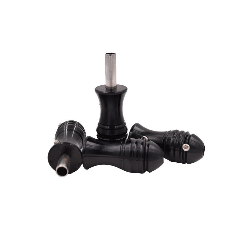 Ручки для татуировок Microblading черные алюминиевые ручки трубки с задней частью 22 мм