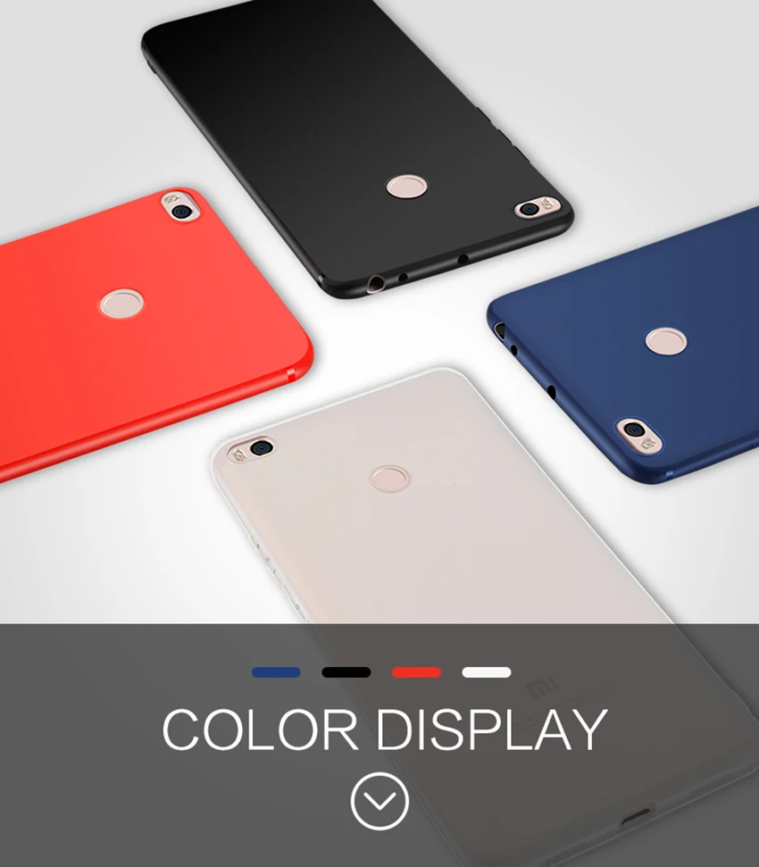 Tcicpc Xiaomi mi Max 2, чехол для Xiaomi mi Max2 чехол Роскошный ультра тонкий силикон TPU Защитный чехол для телефона для mi Max 2
