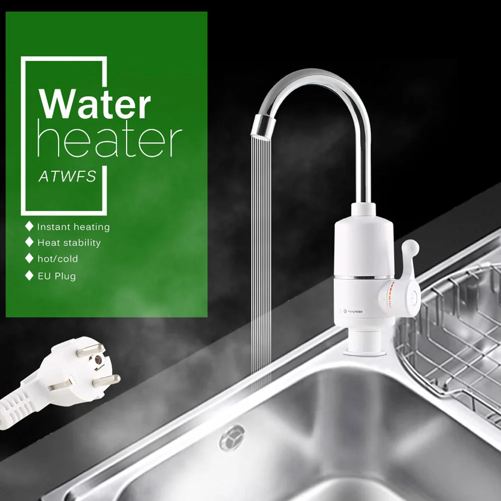 Лидер продаж 1 шт. Электрический смеситель кран мгновенный нагреватель горячей