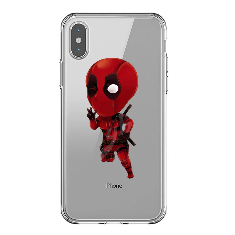 TPU Marvel Мстители Marvel DC Comics Железный человек паук Джокер Бэтмен мягкий ТПУ чехол для телефона для iPhone X SE 5S 6 6S 7 8 XR XSMAX - Цвет: TPU