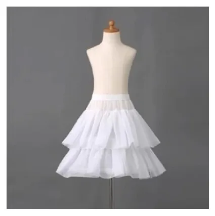 Подъюбники с оборками для маленьких девочек брендовые белые кринолиновые