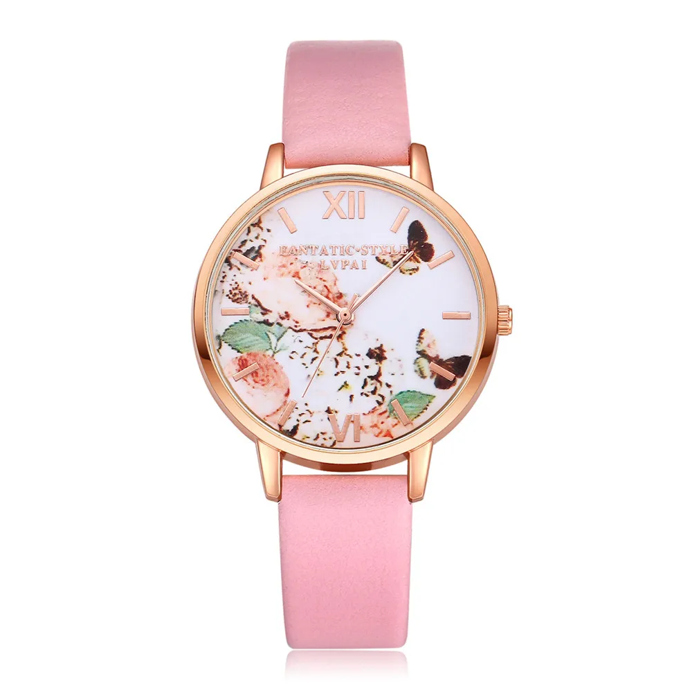 Женские золотые кварцевые наручные часы LVPAI в подарок Bayanlar izle Reloj de dama Wd4
