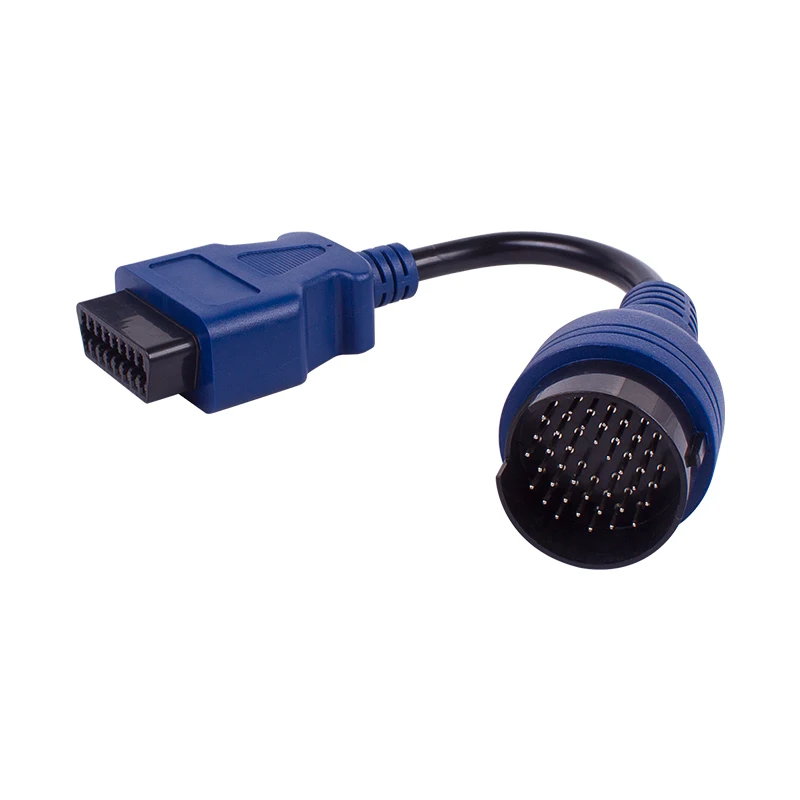 XTOO синий PS2 38pin грузовик кабель OBD1 к Obd2 16pin свинцовые Автомобильные диагностические кабели и разъемы для Iveco OBDII удлинитель