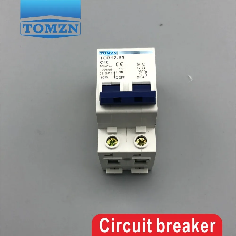 Автоматический выключатель MCB постоянный ток 440 В 2P 40 А|mcb breaker|breaker pointbreaker rock |