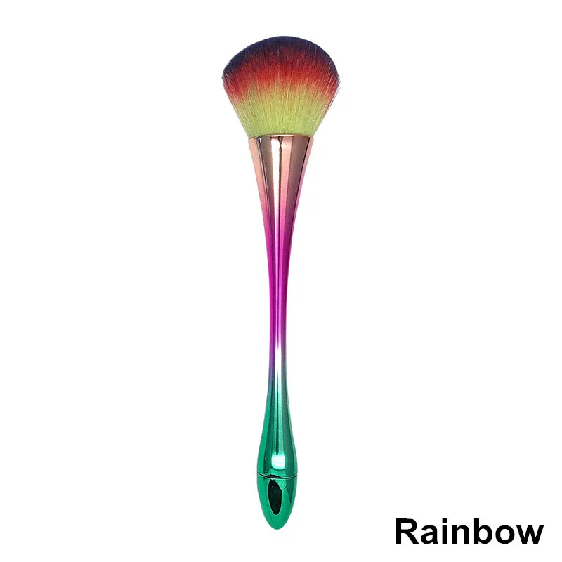 Rainbow 1 шт., инструменты для макияжа, набор кистей для макияжа, профессиональная основа для лица, косметическая пудра, набор кистей для смешивания, Высококачественная Кисть для макияжа - Handle Color: Rainbow