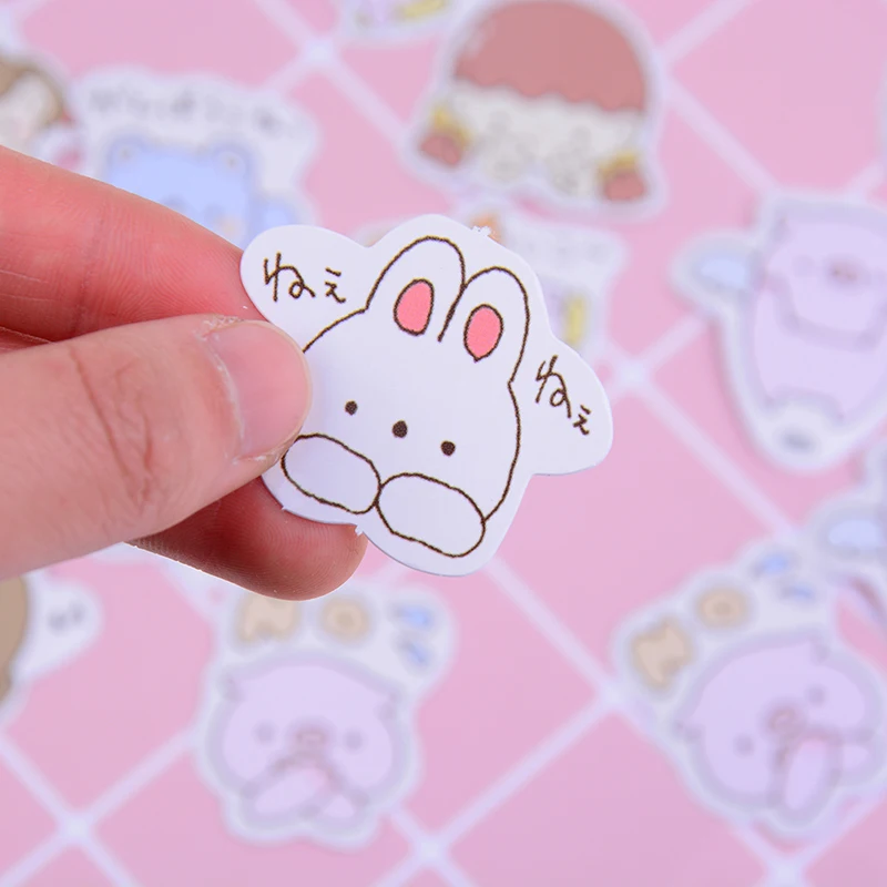45 шт./кор. DIY записная книжка наклейки в альбом Канцтовары Kawaii для девочек мини