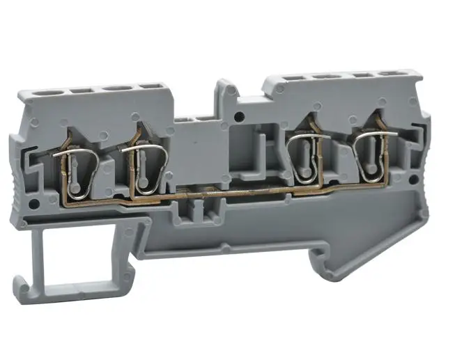 JUT3 2.5/2 2 60 шт. серая Клеммная колодка на Din рейку 24 12AWG рейхенклемен 800 в/24 а|Запчасти