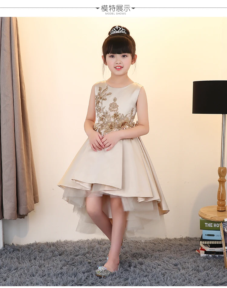 Летнее платье для девочек-подростков Платье девочек с цветочным узором костюм