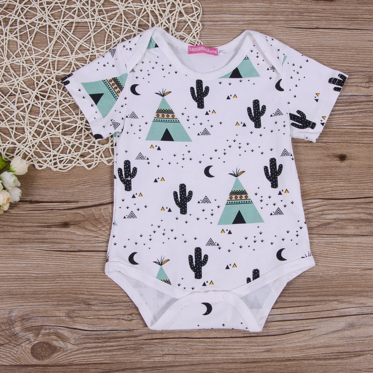 

Комбинезон с коротким рукавом, для новорожденных, унисекс, на возраст 0-24 месяцев