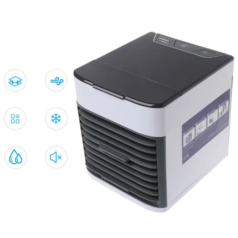 Креативный портативный мини USB кондиционер увлажняюший очиститель 7 цветов