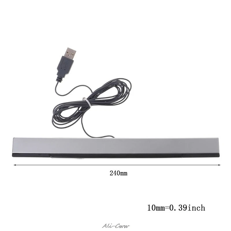 Панель датчиков Wii проводные приемники ИК сигнал Световой USB разъем замена для