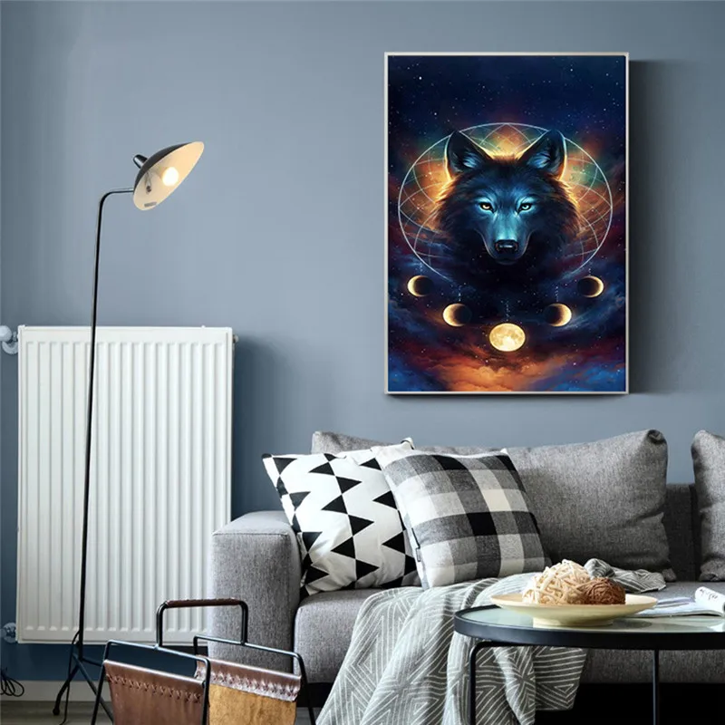 Алмазная картина особой формы волк DIY 5D частичная дрель наборы крестиков