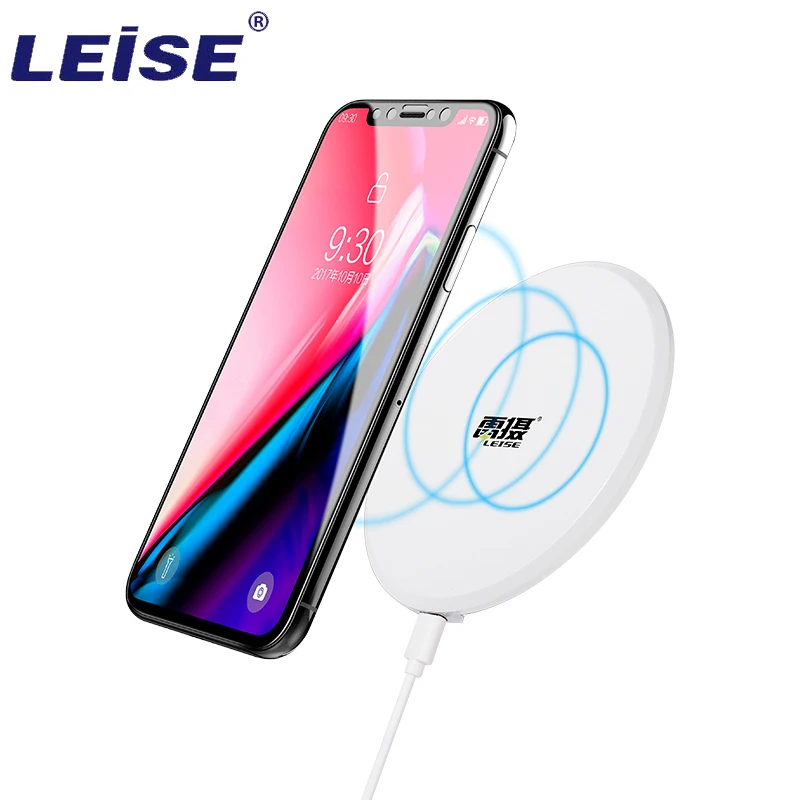 Leise W02 Беспроводное зарядное устройство Apple iphoneX iphone8 Plus беспроводное быстрое