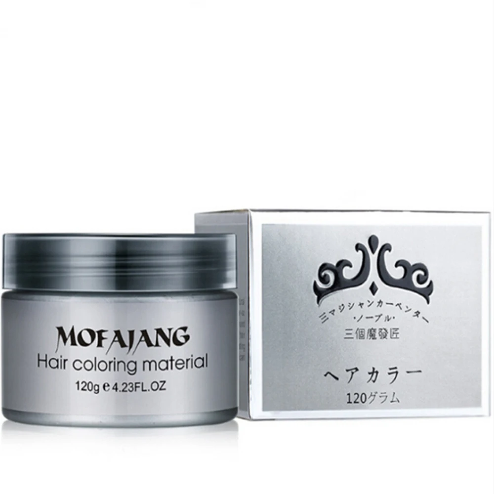 Grandma ash Hair Coloring Material Styling One-Time Wax Disposable Dye Mud Easy To Wash buy 2get 1free | Красота и здоровье