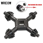 1 шт. 4-ходовой Многофункциональный Универсальный патрон, сверлильный ключ, держатель сверла, гаечный ключ трещетка, торцевое кольцо, комбинированная рукоятка, Звездный ключ