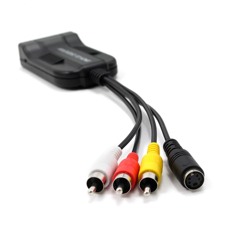 RCA S-Video к HDMI видео адаптер конвертер с USB кабель для HDTV DVD s видео к hdmi кабель rca/av к hdmi