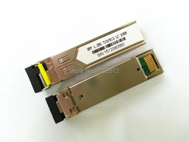 10 пар/партия оптоволоконный приемопередатчик BiDi SFP 1 25G с одним LC разъемом 20 км |