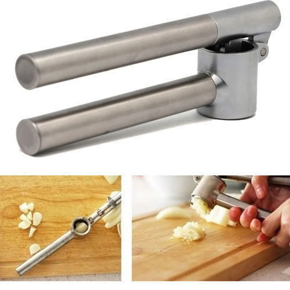 Masher Manual Crusher Ginger Press Easy Clean Stainless Steel Anti-slip Garlic Presser Squeezer | Дом и сад