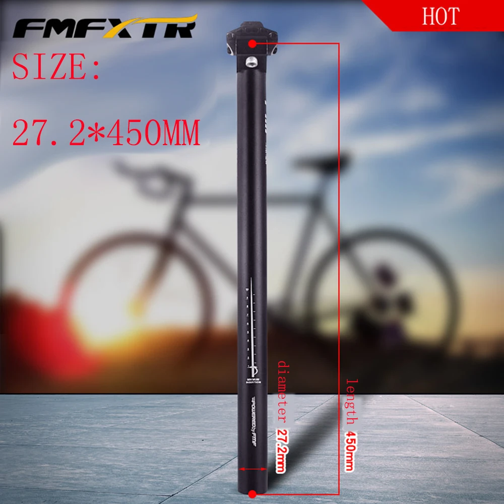 

Bicycle Seatpost 27.2 Aluminum Alloy MTB Road Bike Seat Post Tube Superlight Matte Bike SeatPost Tube Cycling Parts
