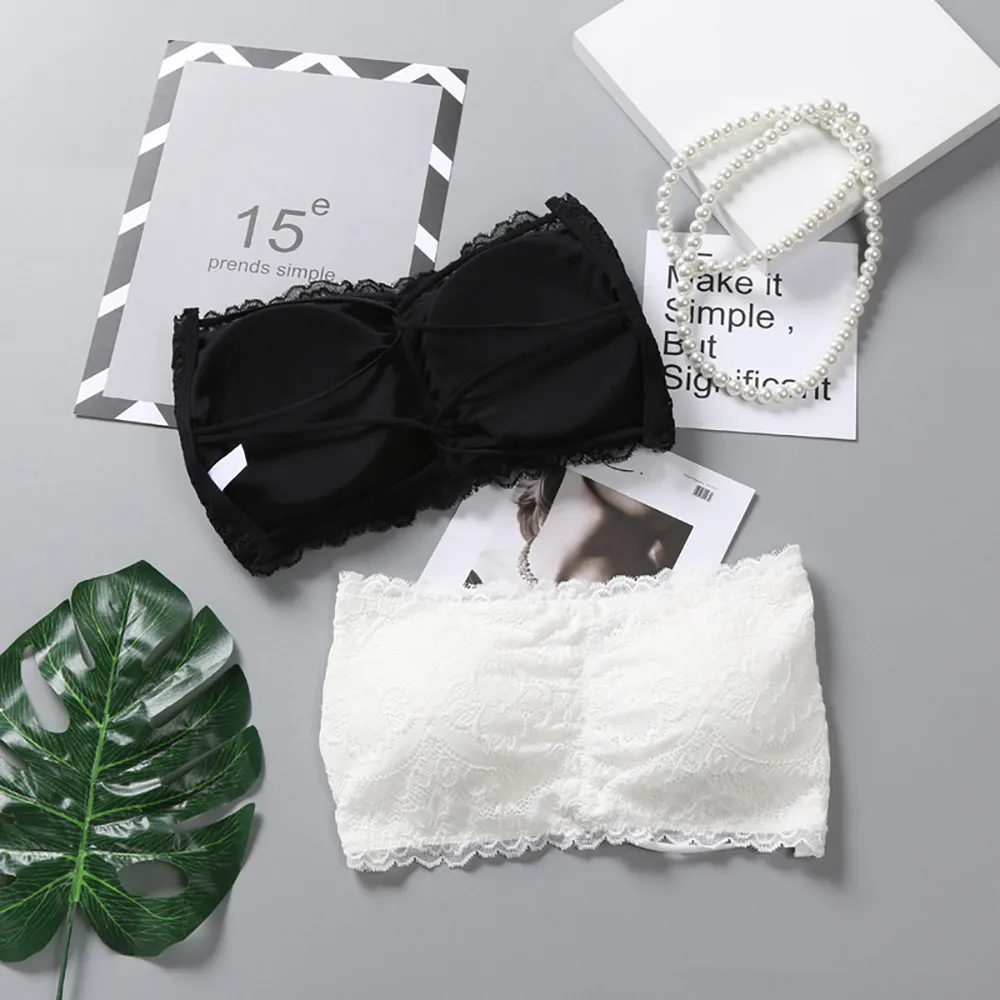 Очень удобный ang высокого качества Женский кружевной обернутый грудь обратно