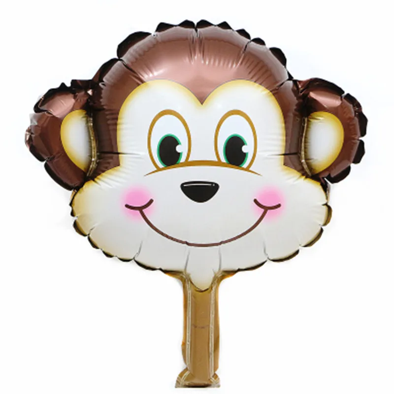 10 шт./лот мини воздушные шары с головой животного свадебные украшения