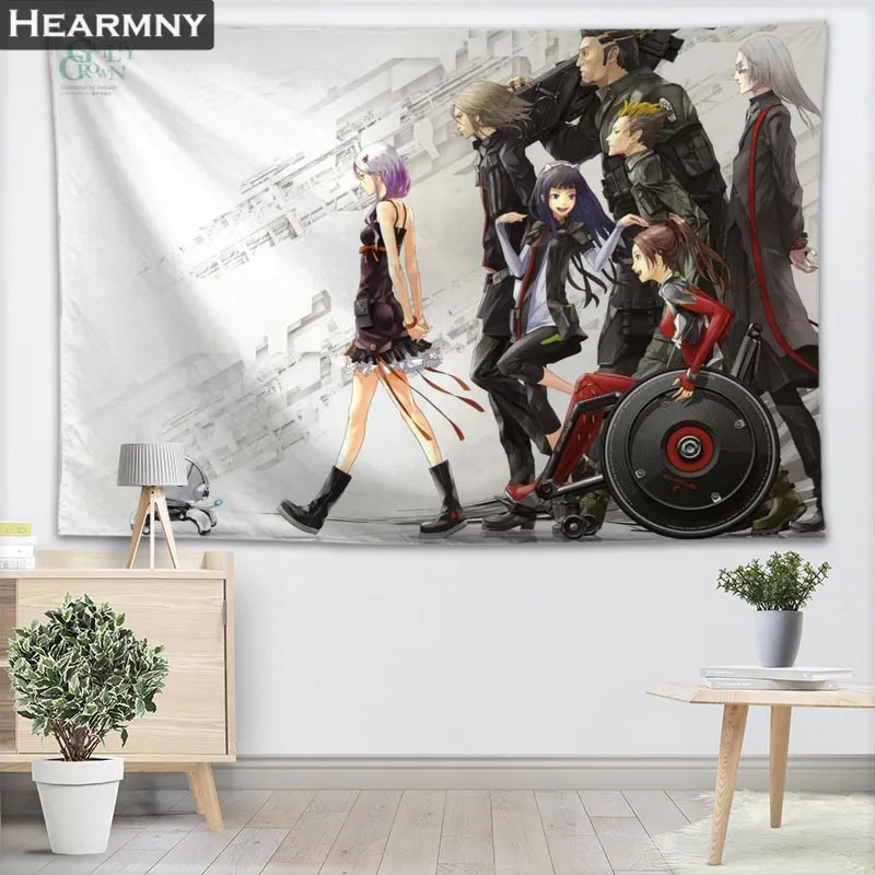Пользовательские Guilty Crown настенные гобелены домашние украшения Аниме гобелен