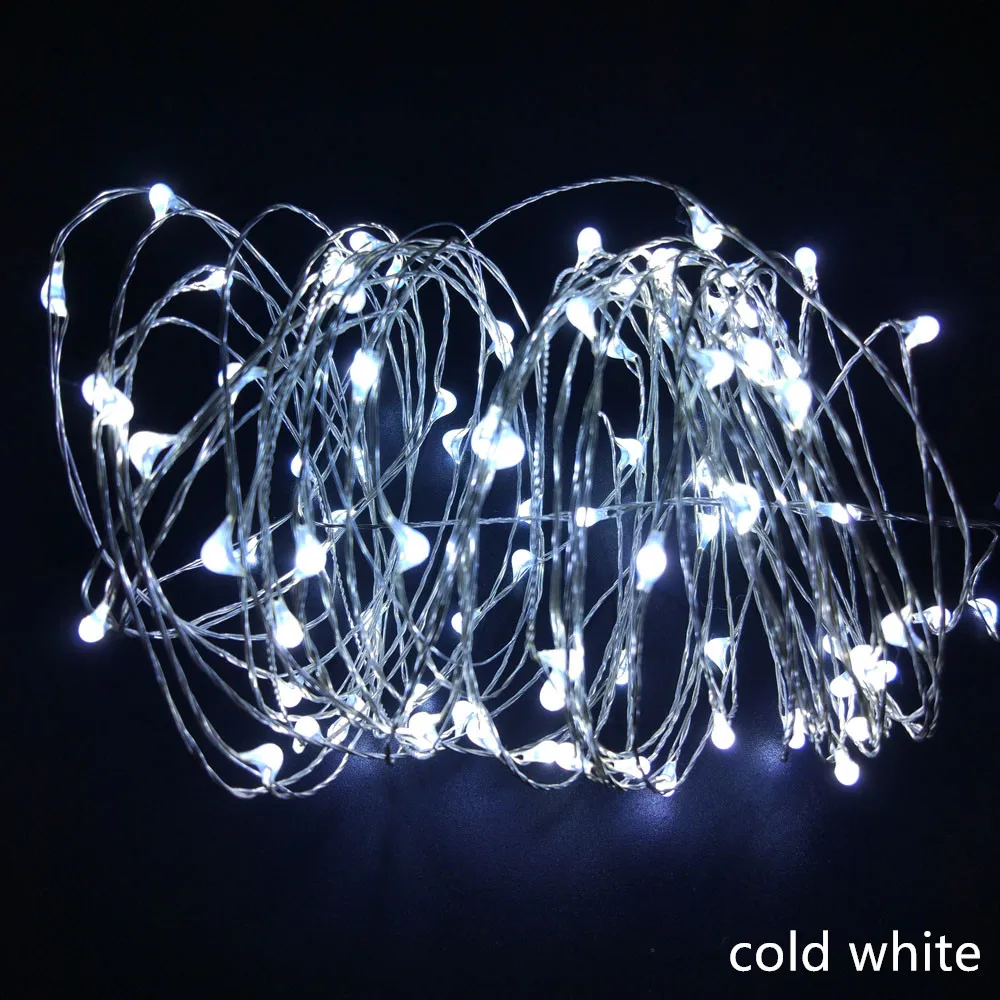 Водонепроницаемая светодиодная гирлянсветильник на медном проводе 2 м 5 10 м|fairy