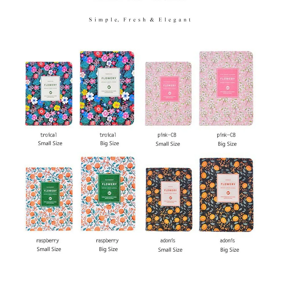 Creative Stationery Notebook Color Mini Pocket Hand Book Year Weekly Planner Agenda Diary Filofax Flowery Journal Notepad | Канцтовары
