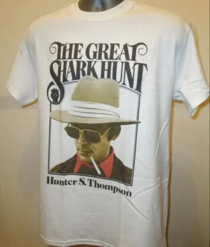 Охотник с томпсоном футболка The Great Shark Hunt W348 Gonzo Rum Diary Las Vegas|Мужские футболки| |