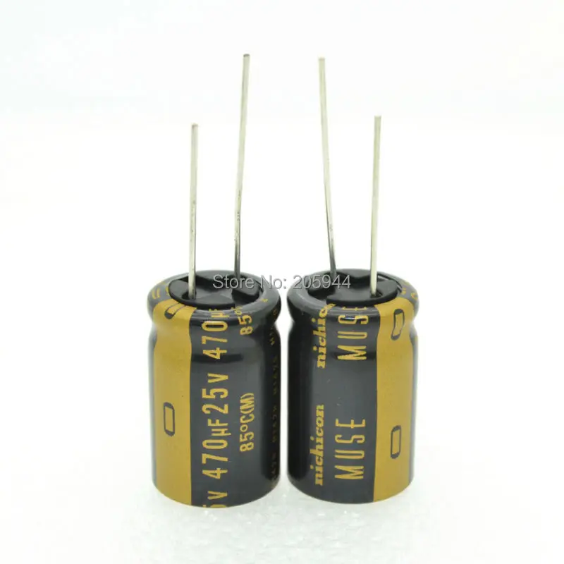 2 шт. Nichicon KZ 470 мкФ 25 В 16*25 мм 7.5 электролитические конденсаторы 4127|kz| |