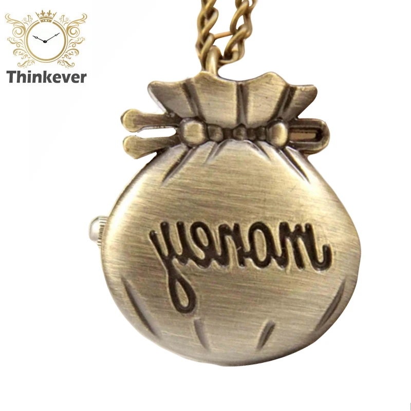 Мода Кошелек shaped карманные часы Мужская Длинная Цепь Ретро Мужчины и Женщины