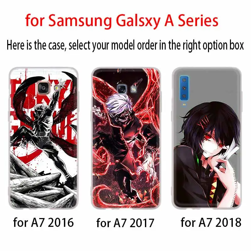 Роскошный чехол для Samsung A32 A52 A72 A12 A42 5g A21S A50 A51 A3 A5 A6 A7 A8 Plus 2018 2017 с японским аниме