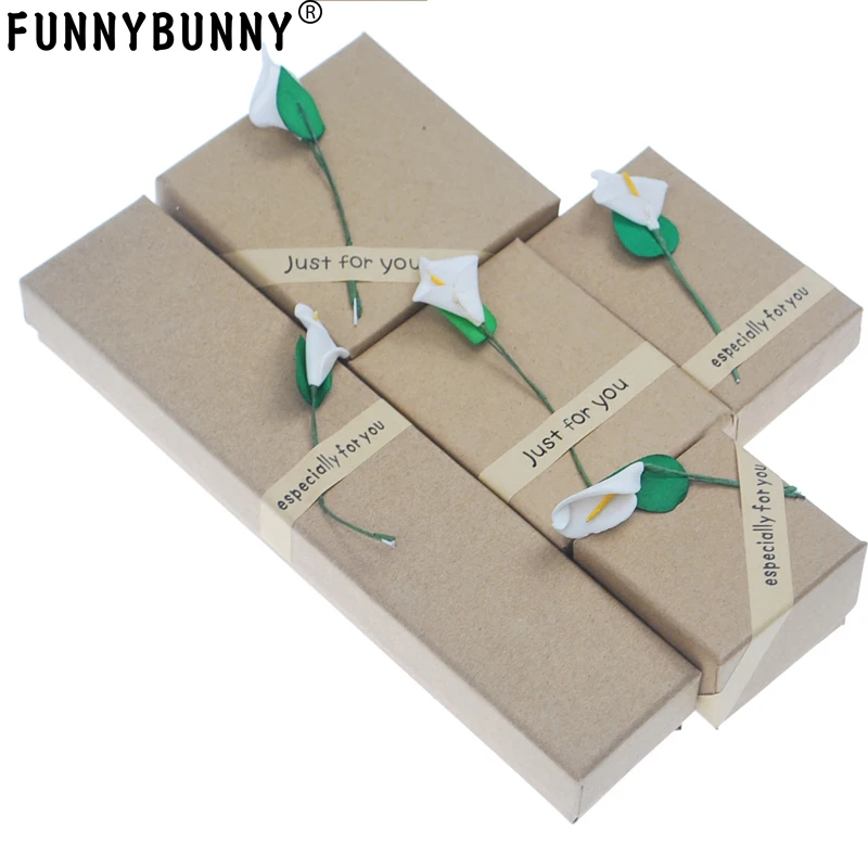 FUNNYBUNNY Изысканная Подарочная коробка для сережек ожерелья кольца|Подарочные