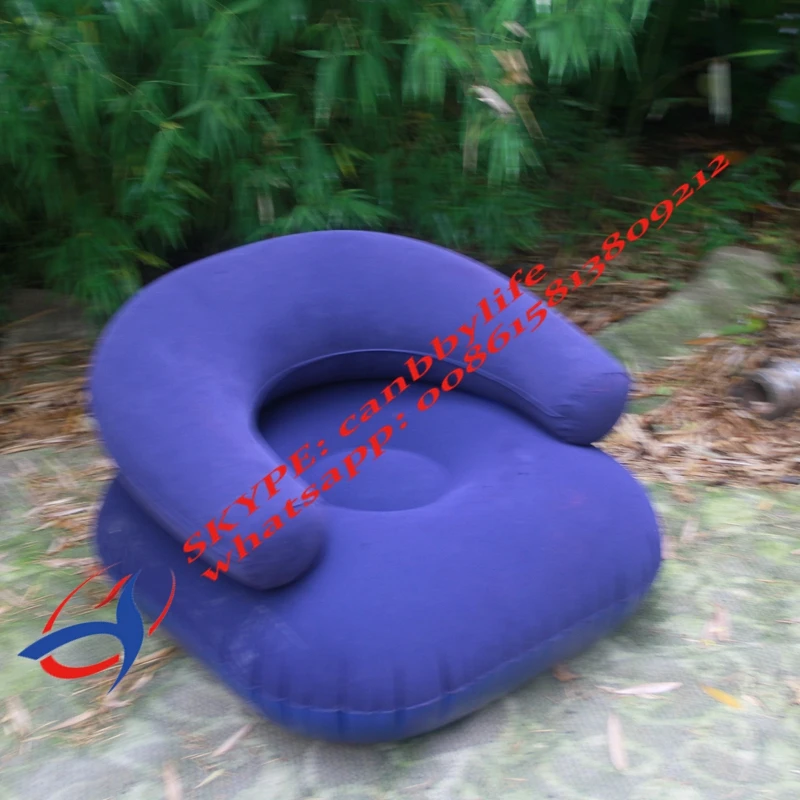 Синий/красный 36 &quotодин человек стекались подлокотник стул + один надувной удар