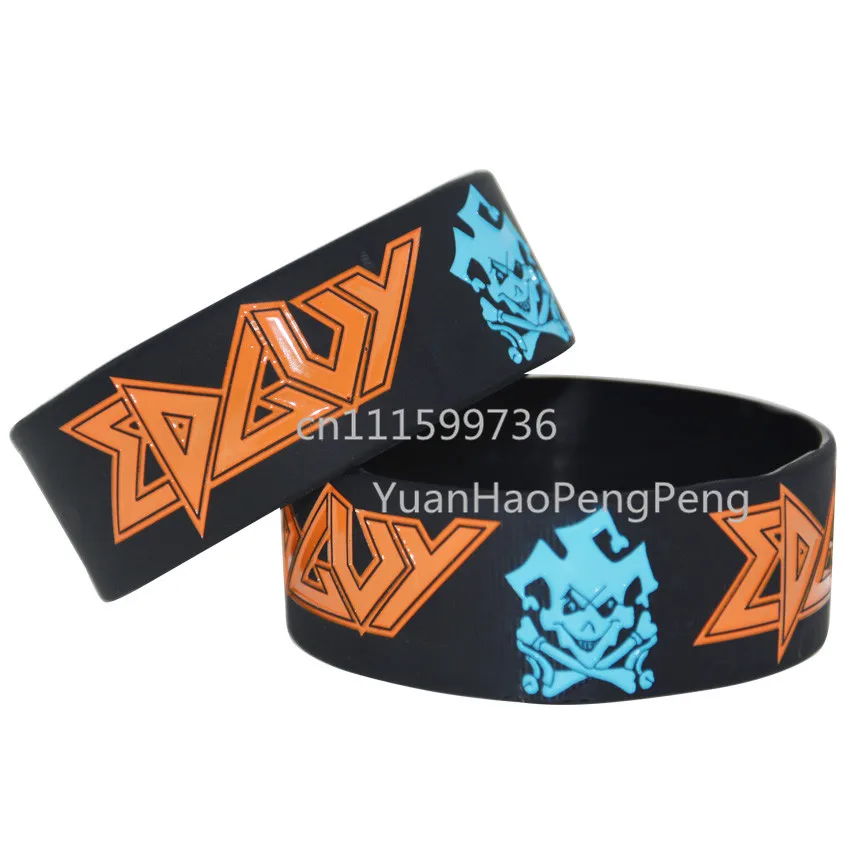 1 шт Edguy художественный рок браслет силиконовый черный цвет браслет|Браслеты| |