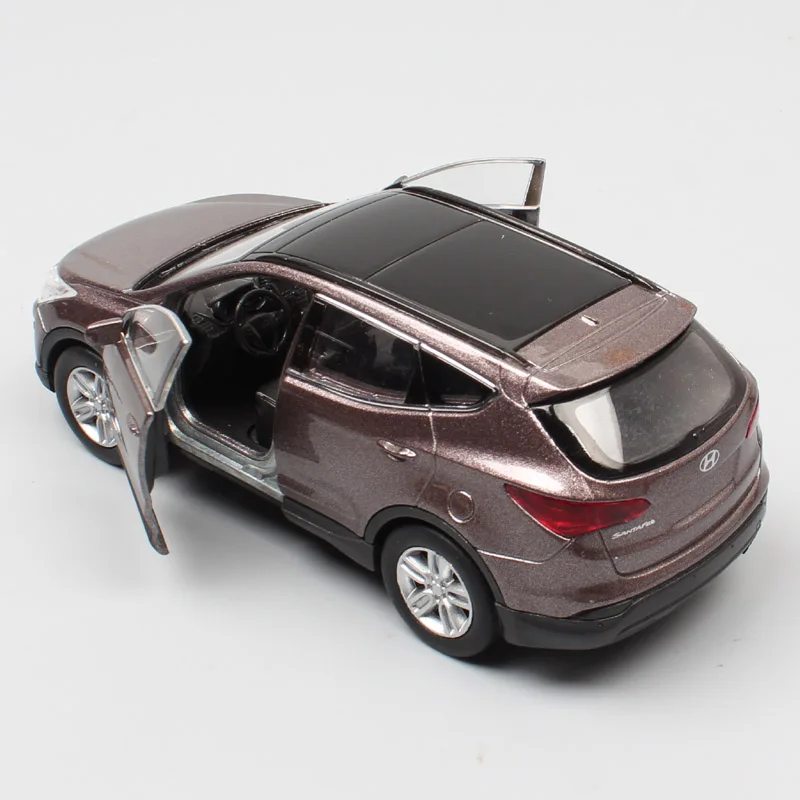 1/36 мини hyundai Santa fe Maxcruz SUV миниатюрные машинки металлические Литые под давлением оттягивающиеся Welly модели детские игрушки реплики для мальчиков