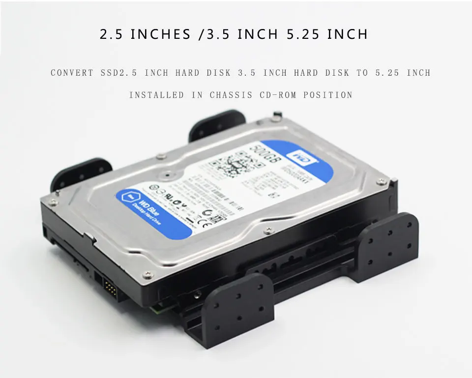 SSD 2,5 дюйма, 3,5 дюйма, 5,25 дюйма bracke cd-rom бит жесткий диск brackett cd-rom бит расширение поддержка шасси вентилятор