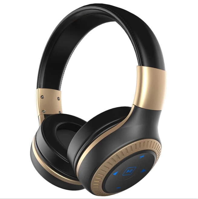 gold ZEALOT B20 Беспроводная Bluetooth гарнитура с HD звуком бас стерео Bluetooth наушники Игровые наушники с микрофоном для Iphone - Цвет: gold