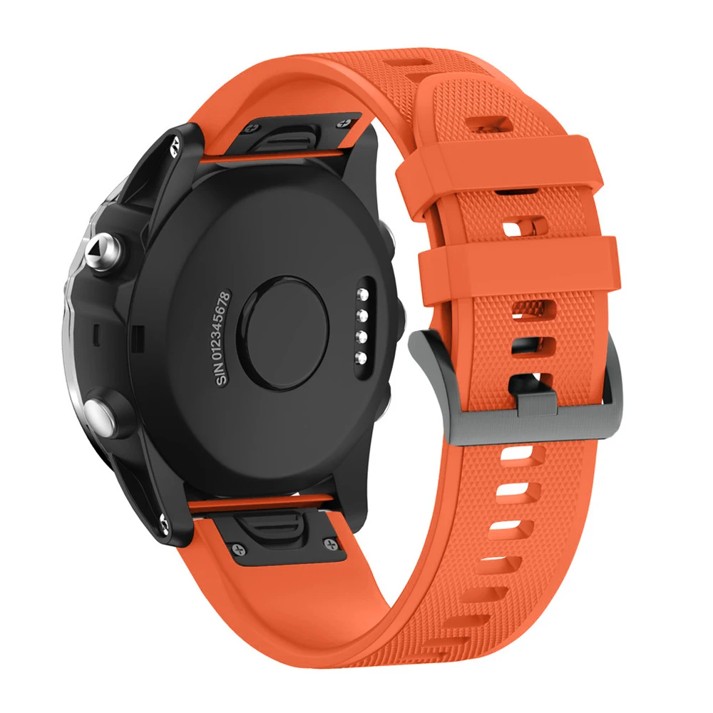 Для Garmin Fenix 5/5Plus силиконовые для фитнеса сменный ремешок на запястье трекер активности силиконовый ремешок для часов умный Браслет
