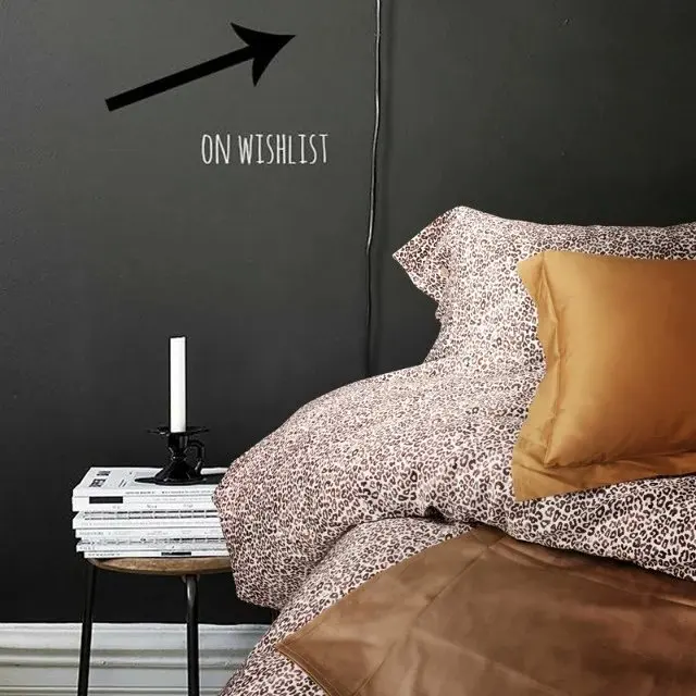 Leopard постельных принадлежностей из египетского хлопка пододеяльник кровати лист