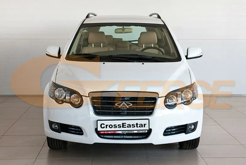 Для Chery B14 Eastar CrossEastar Rely V5 2006-2011 отличное Ультра яркое освещение CCFL ангельские глазки комплект halo кольца