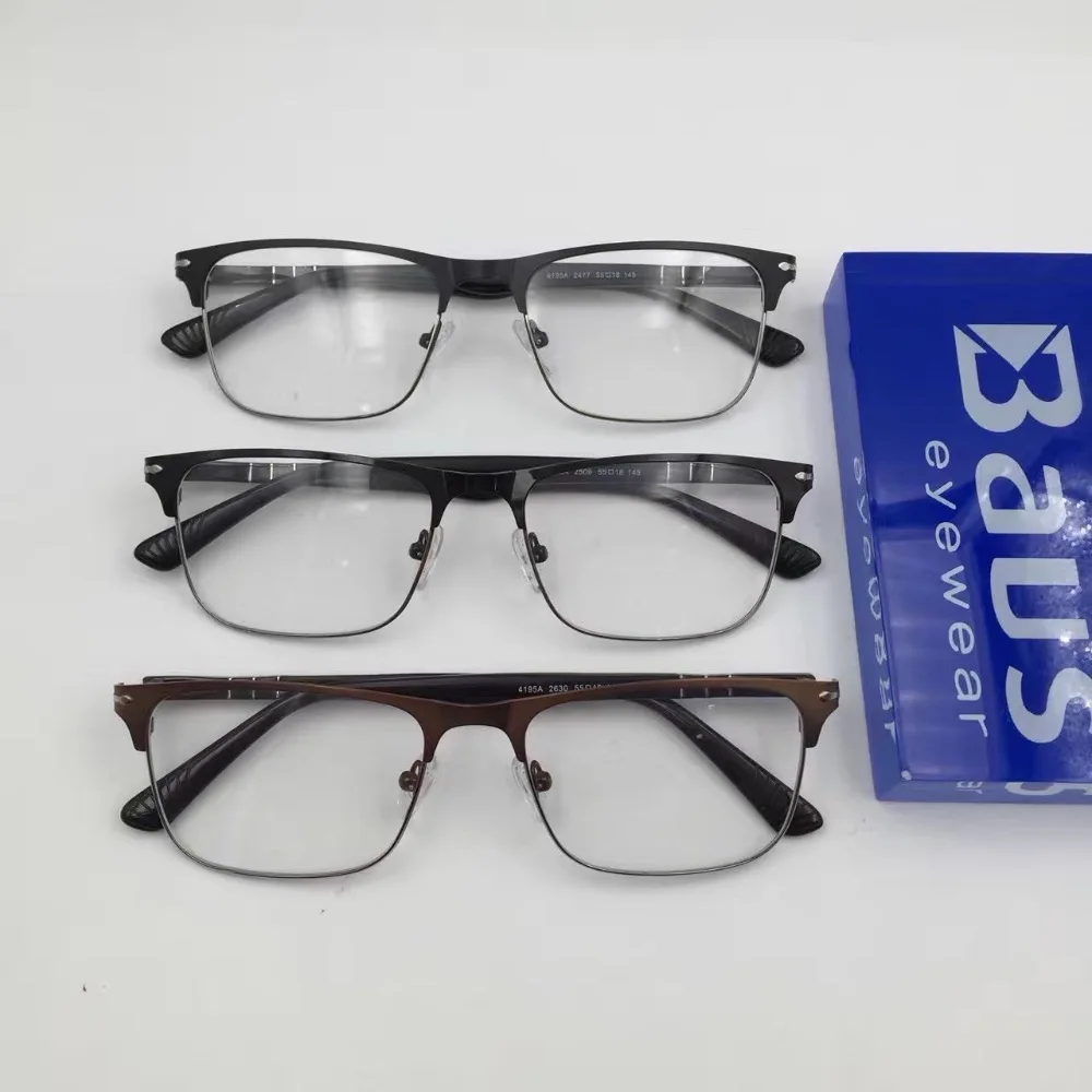 PK Итальянские очки Марка Дизайн мужчины полукадра оптический Близорукость Очки